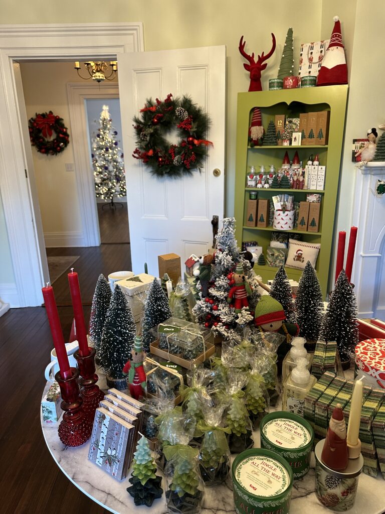 Shop filled with Holiday decorations